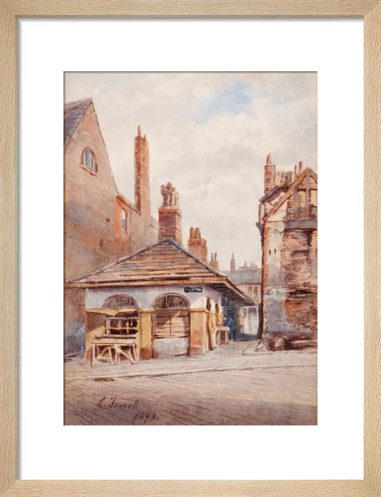 Louisa Fennell, Shambles Meat Market, Bull Ring, Wakefield, 1898