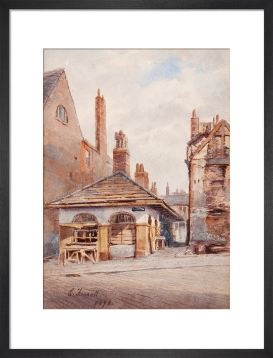 Louisa Fennell, Shambles Meat Market, Bull Ring, Wakefield, 1898