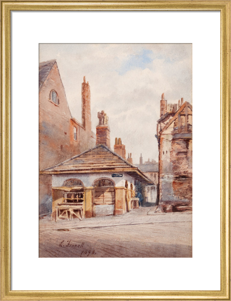 Louisa Fennell, Shambles Meat Market, Bull Ring, Wakefield, 1898