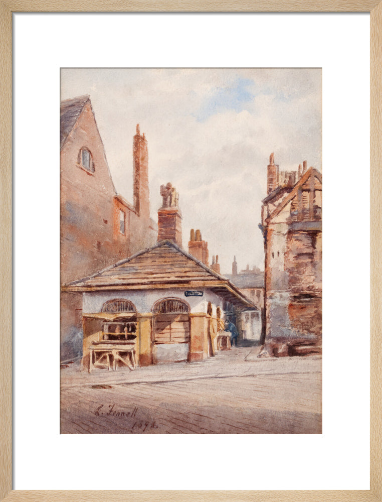 Louisa Fennell, Shambles Meat Market, Bull Ring, Wakefield, 1898