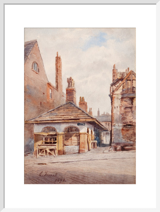 Louisa Fennell, Shambles Meat Market, Bull Ring, Wakefield, 1898
