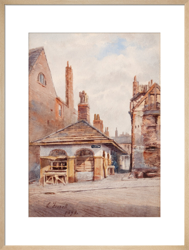 Louisa Fennell, Shambles Meat Market, Bull Ring, Wakefield, 1898