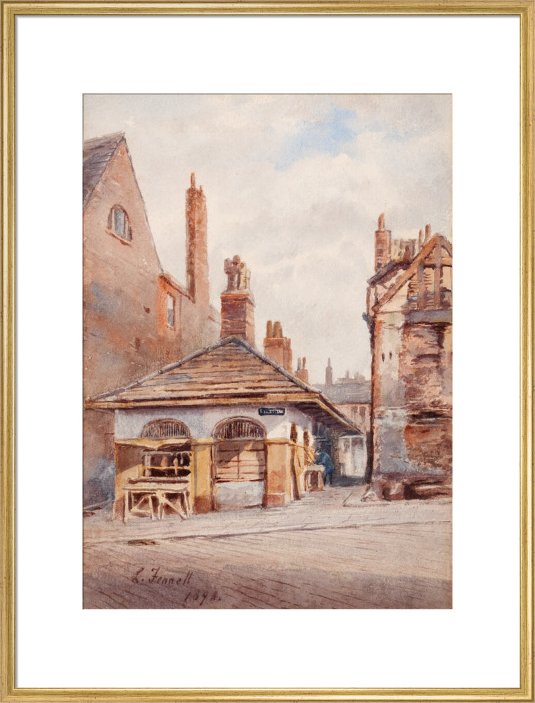 Louisa Fennell, Shambles Meat Market, Bull Ring, Wakefield, 1898
