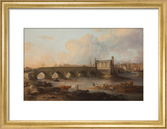 Philip Reinagle, Wakefield Bridge and Chantry Chapel, 1793