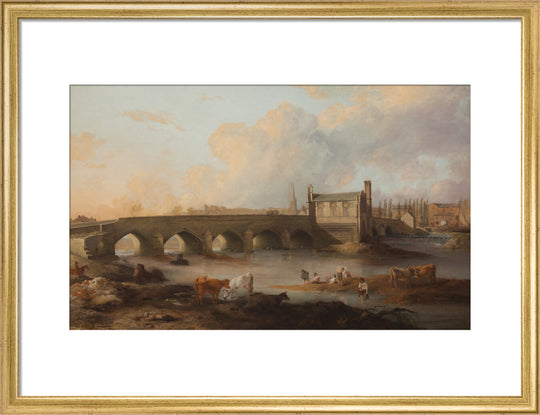 Philip Reinagle, Wakefield Bridge and Chantry Chapel, 1793