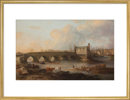 Philip Reinagle, Wakefield Bridge and Chantry Chapel, 1793