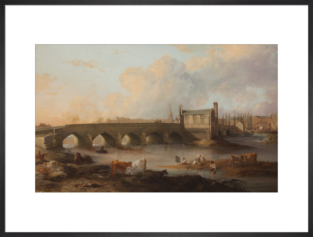 Philip Reinagle, Wakefield Bridge and Chantry Chapel, 1793