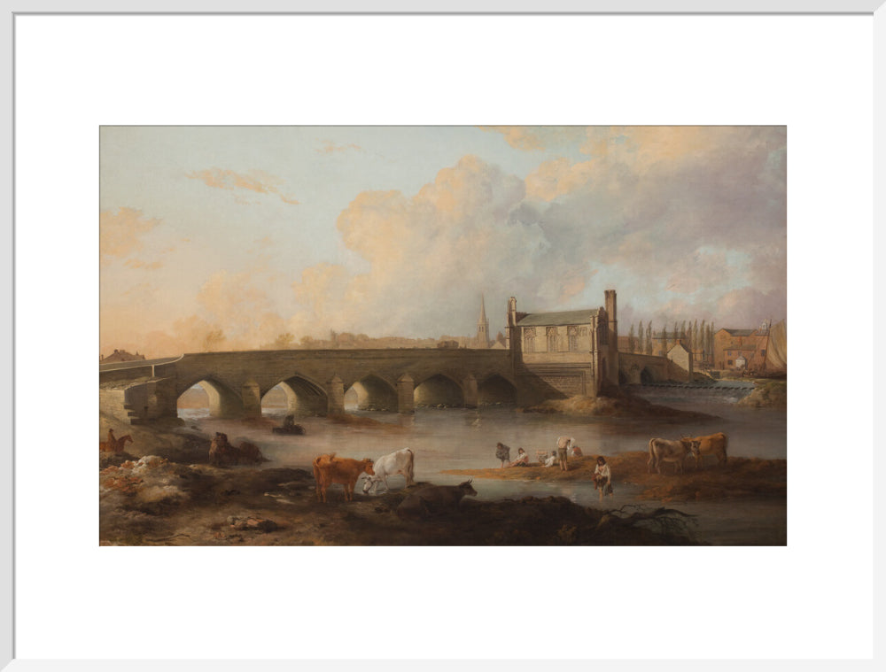 Philip Reinagle, Wakefield Bridge and Chantry Chapel, 1793