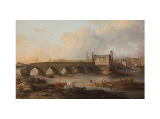 Philip Reinagle, Wakefield Bridge and Chantry Chapel, 1793
