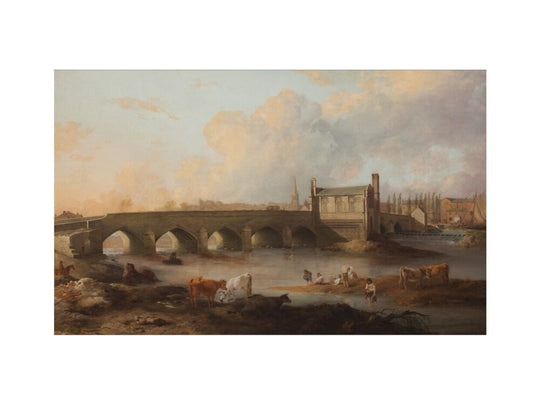 Philip Reinagle, Wakefield Bridge and Chantry Chapel, 1793