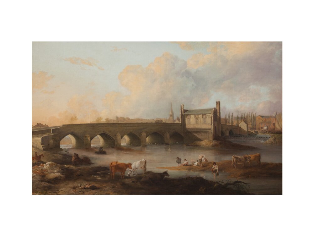 Philip Reinagle, Wakefield Bridge and Chantry Chapel, 1793