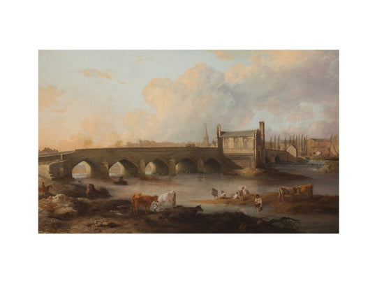 Philip Reinagle, Wakefield Bridge and Chantry Chapel, 1793