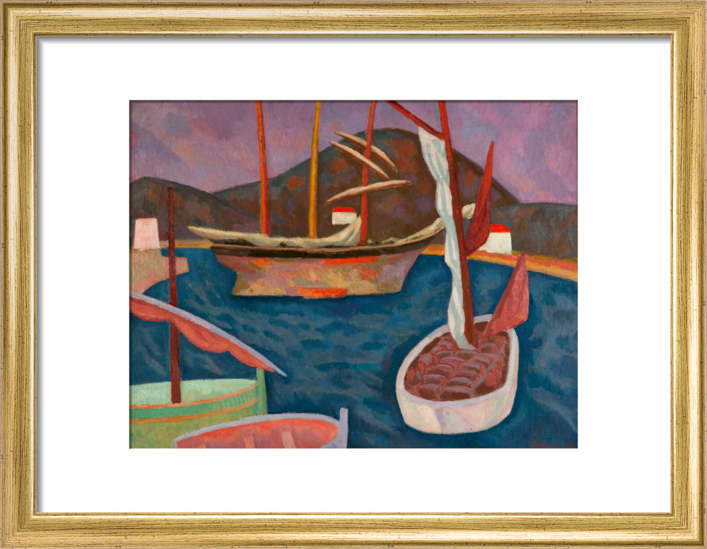 Roger Fry, Boats in a Harbour (St-Tropez), 1915