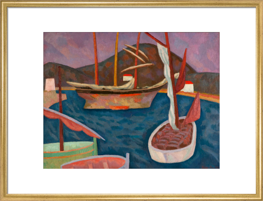 Roger Fry, Boats in a Harbour (St-Tropez), 1915