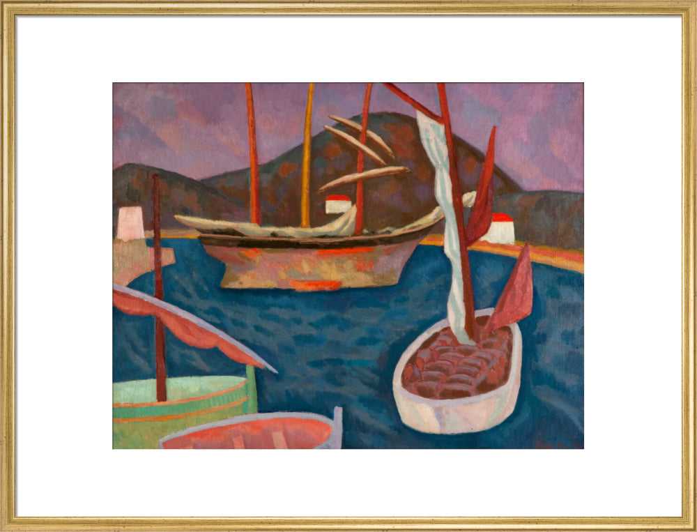 Roger Fry, Boats in a Harbour (St-Tropez), 1915