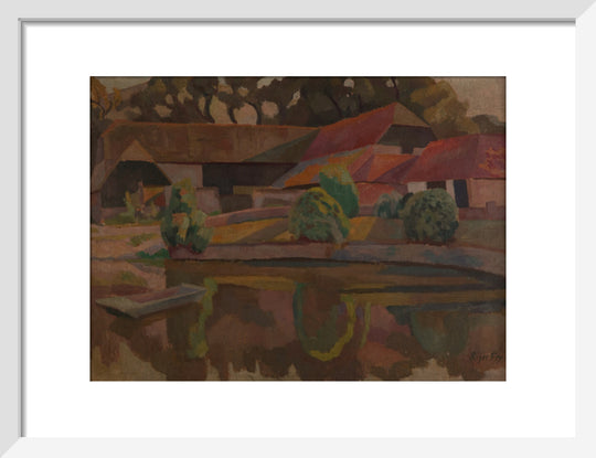 Roger Fry, The Farm Pond, Charleston, 1918