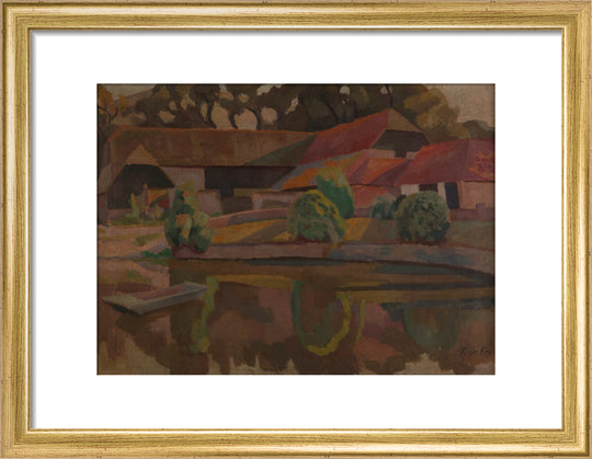 Roger Fry, The Farm Pond, Charleston, 1918