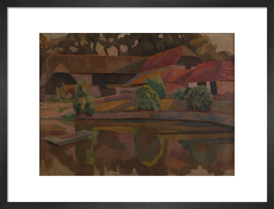 Roger Fry, The Farm Pond, Charleston, 1918