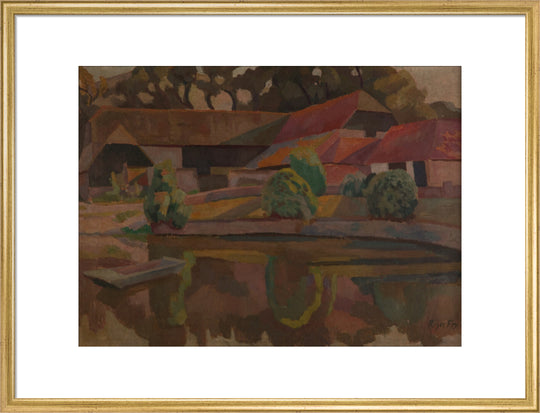 Roger Fry, The Farm Pond, Charleston, 1918