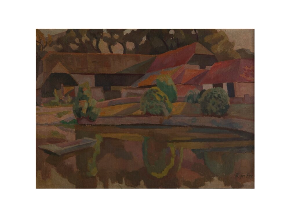 Roger Fry, The Farm Pond, Charleston, 1918