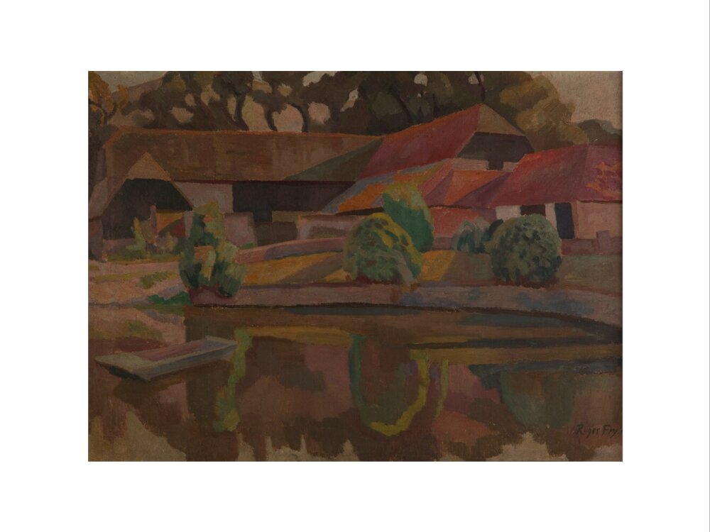 Roger Fry, The Farm Pond, Charleston, 1918