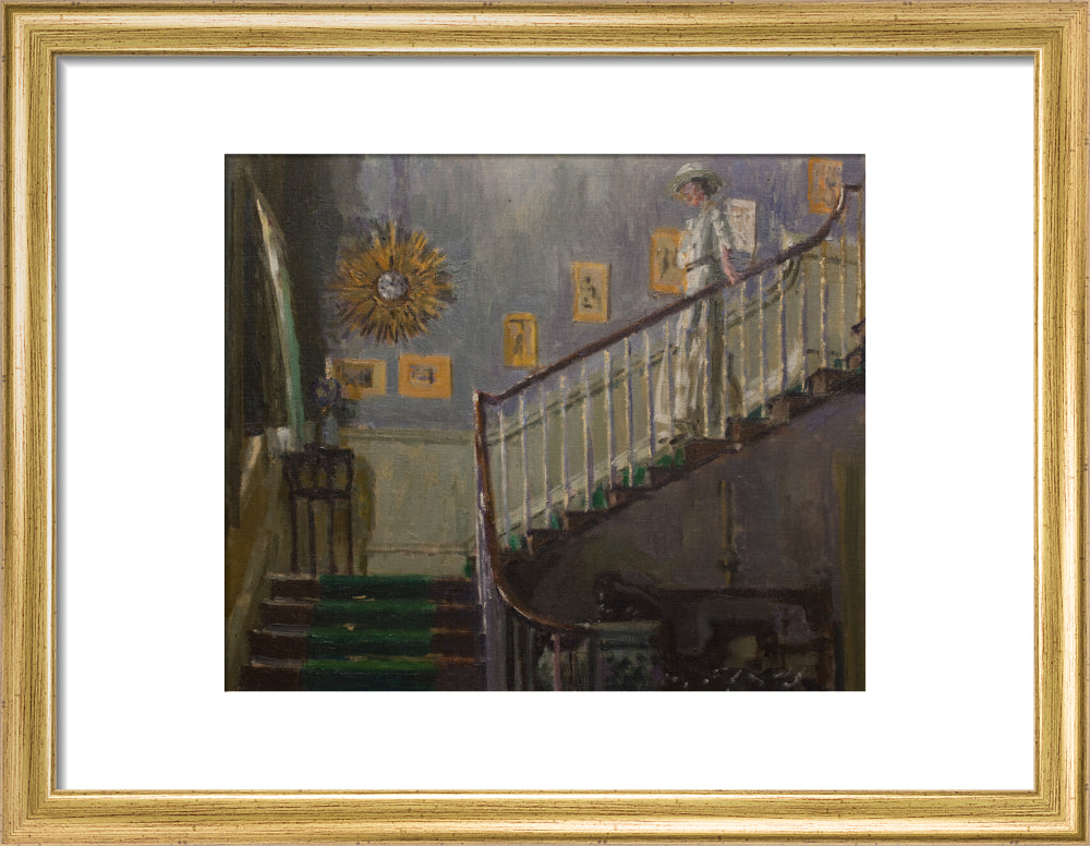 Walter Richard Sickert, Ethel Sands Descending the Staircase at Newington, c.1920