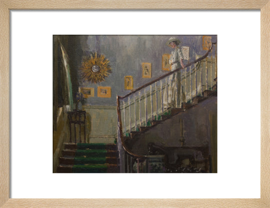 Walter Richard Sickert, Ethel Sands Descending the Staircase at Newington, c.1920