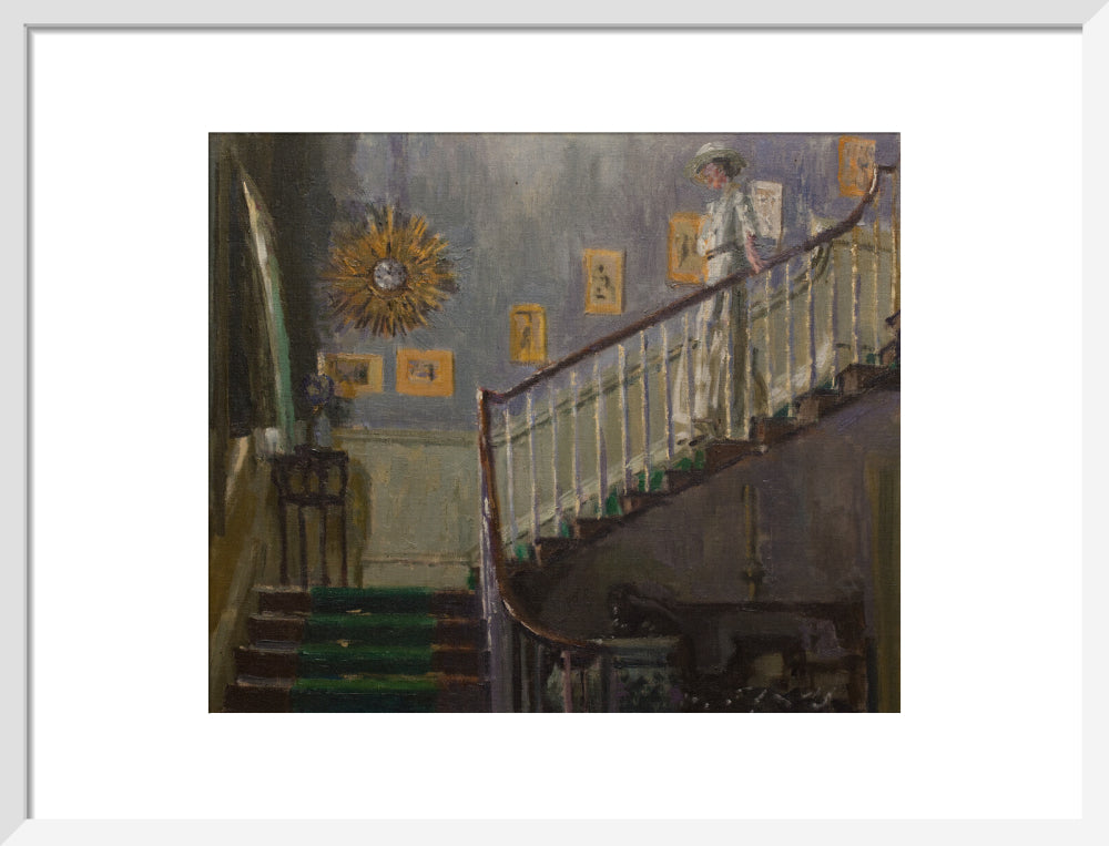 Walter Richard Sickert, Ethel Sands Descending the Staircase at Newington, c.1920