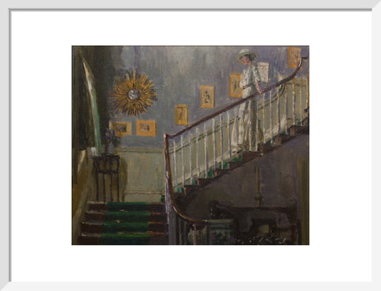 Walter Richard Sickert, Ethel Sands Descending the Staircase at Newington, c.1920