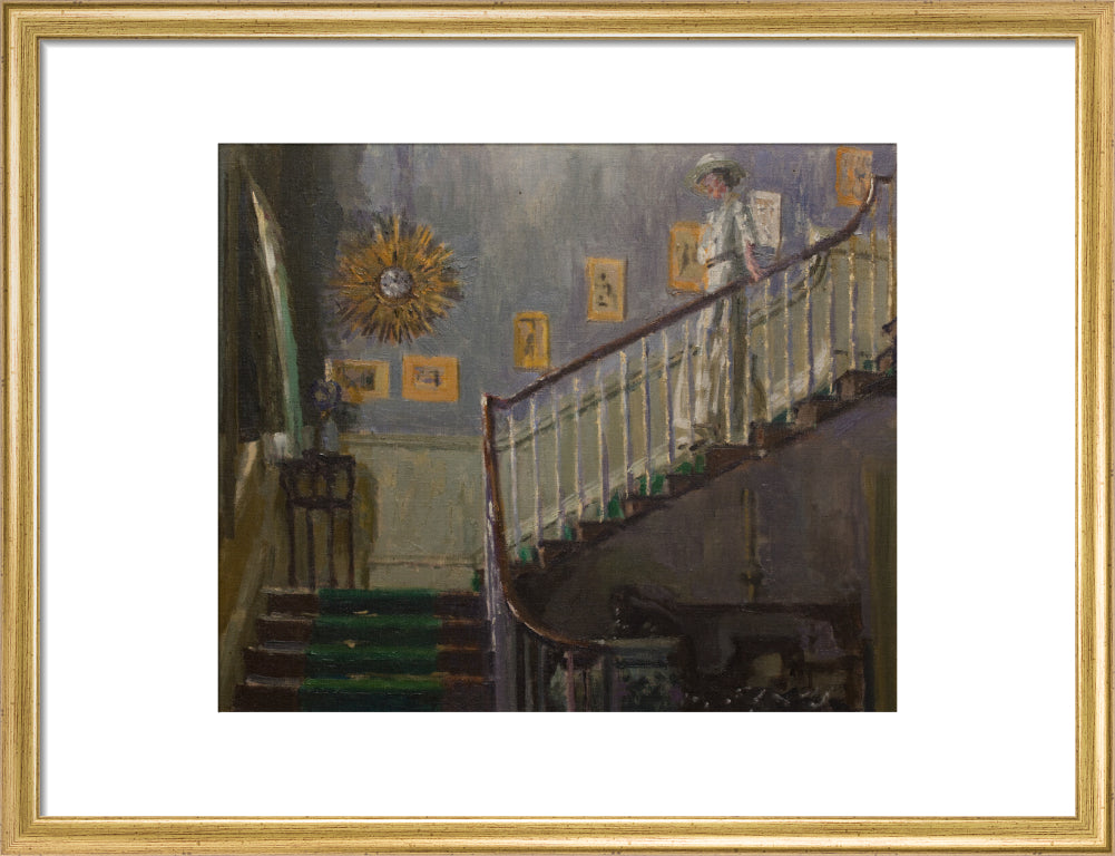 Walter Richard Sickert, Ethel Sands Descending the Staircase at Newington, c.1920