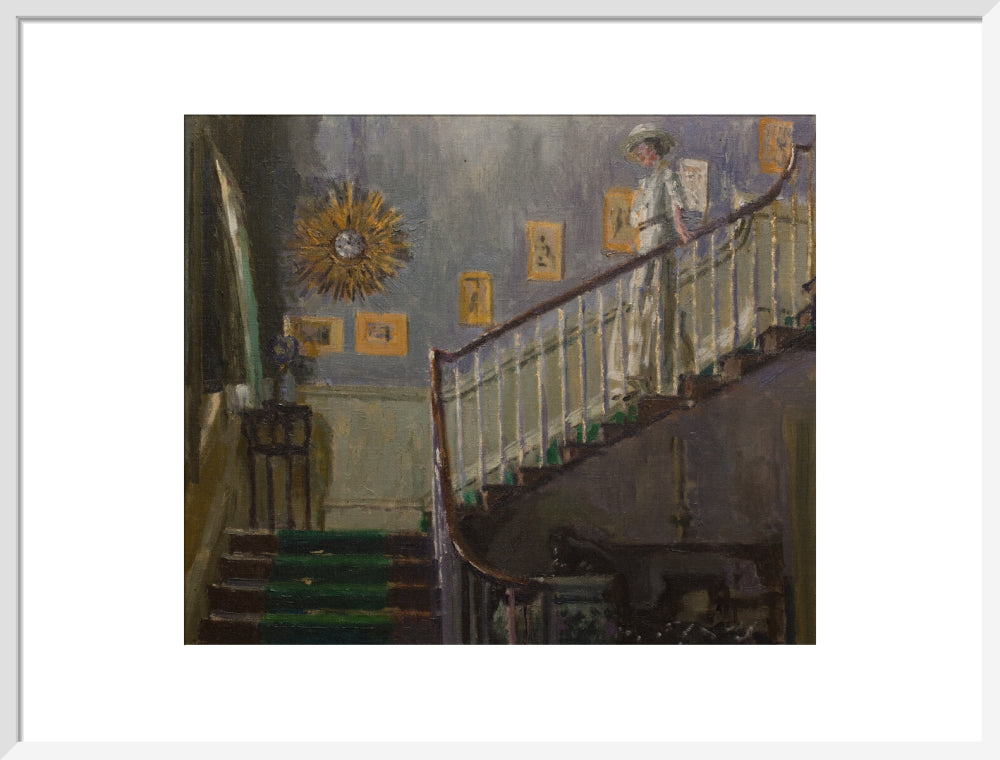 Walter Richard Sickert, Ethel Sands Descending the Staircase at Newington, c.1920