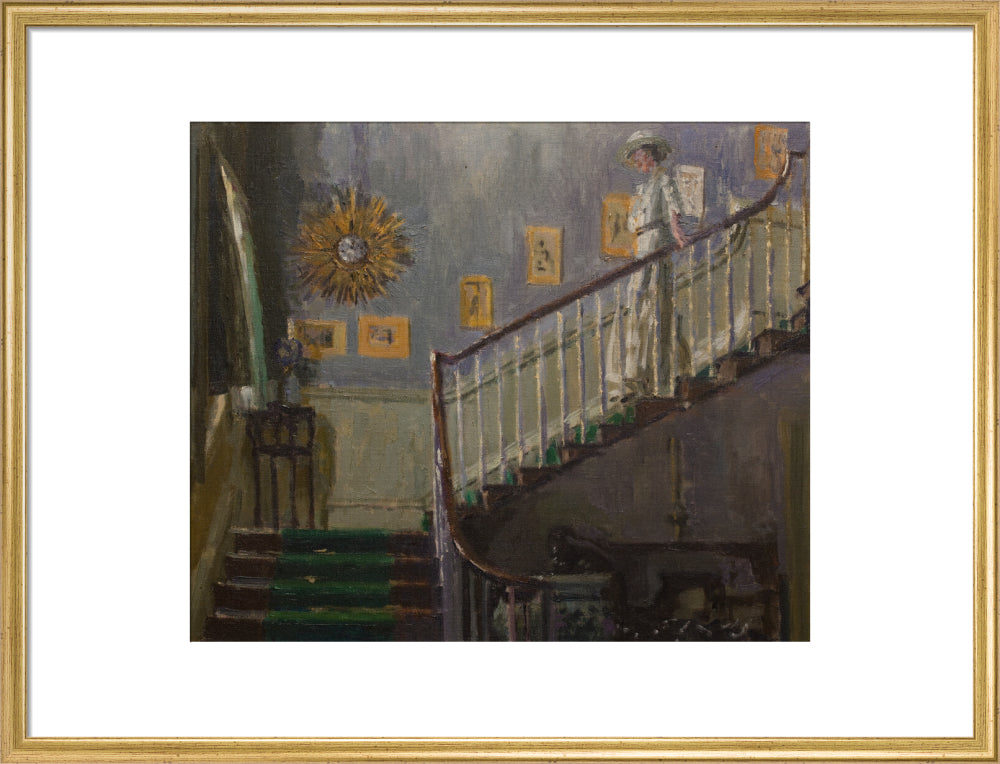Walter Richard Sickert, Ethel Sands Descending the Staircase at Newington, c.1920