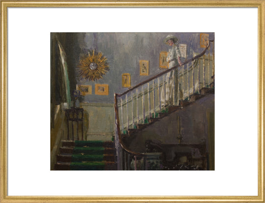 Walter Richard Sickert, Ethel Sands Descending the Staircase at Newington, c.1920