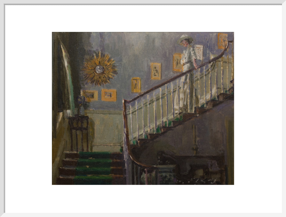 Walter Richard Sickert, Ethel Sands Descending the Staircase at Newington, c.1920
