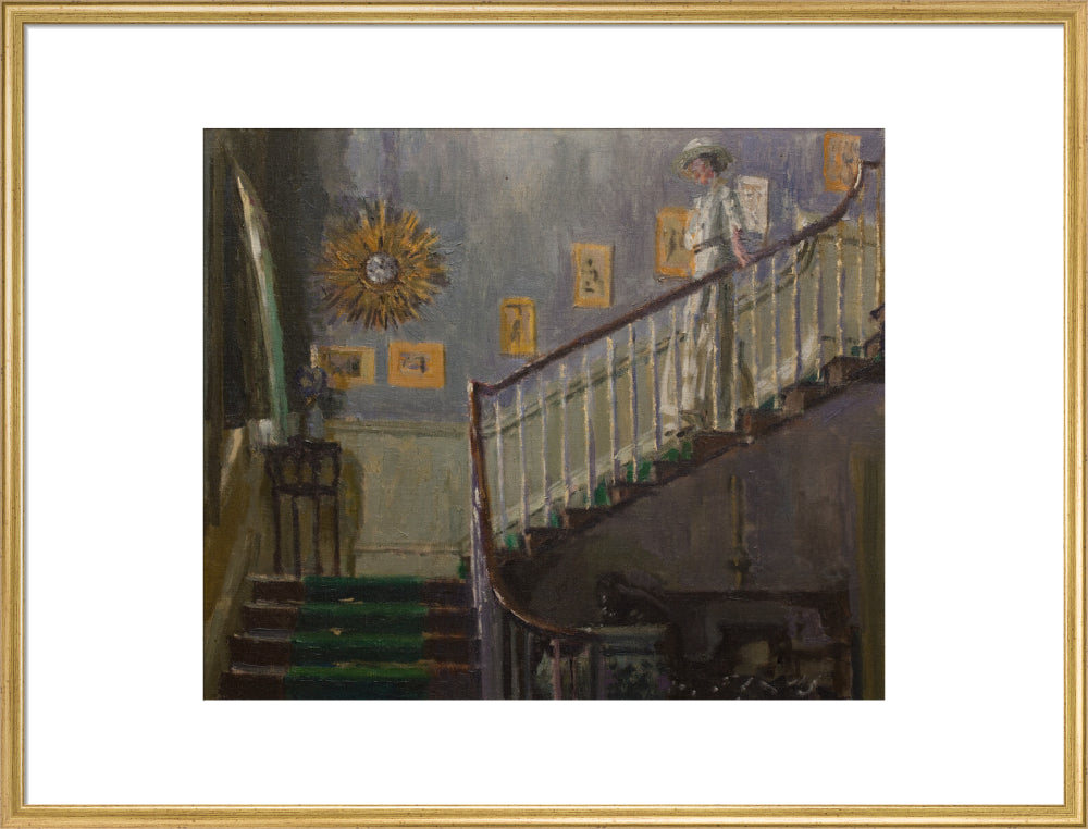 Walter Richard Sickert, Ethel Sands Descending the Staircase at Newington, c.1920