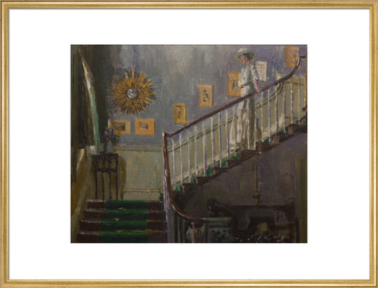 Walter Richard Sickert, Ethel Sands Descending the Staircase at Newington, c.1920