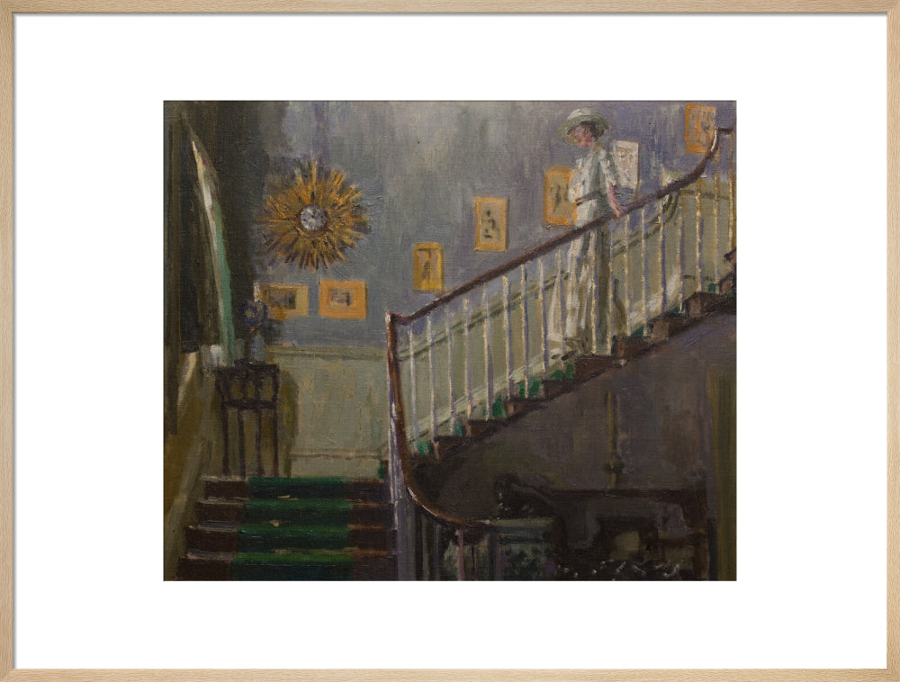 Walter Richard Sickert, Ethel Sands Descending the Staircase at Newington, c.1920
