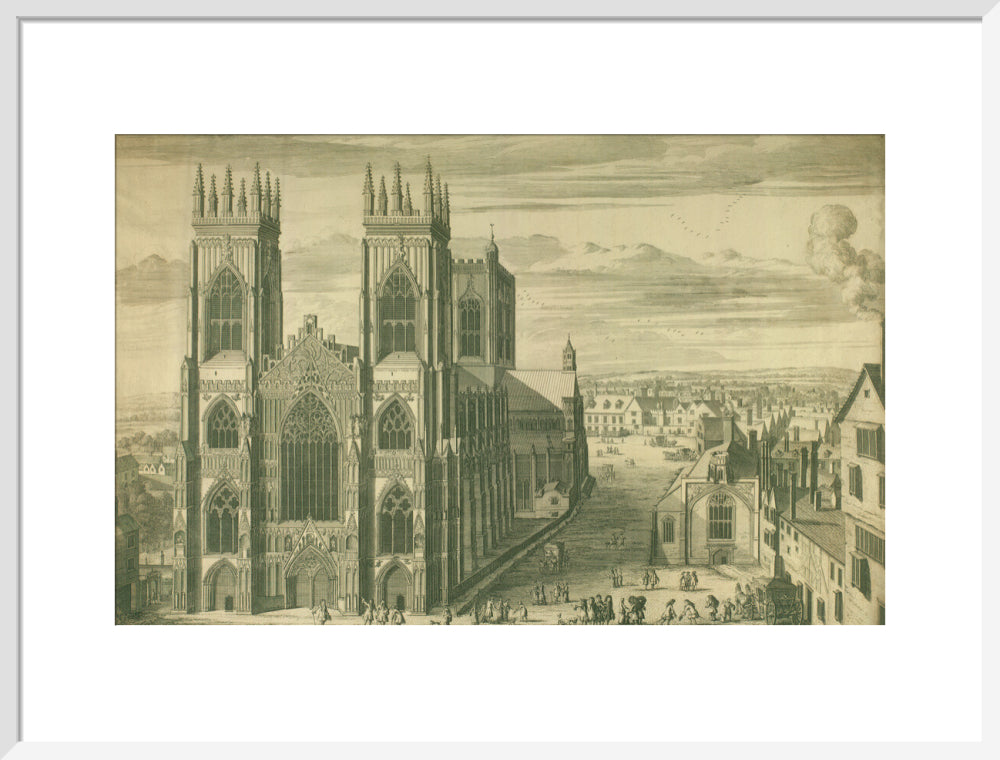 Francis Place, The West-End of the Cathedrall-Church of St. Peter in York, 1665-1728
