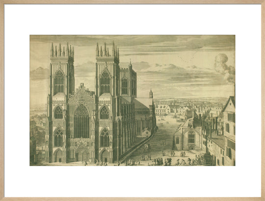 Francis Place, The West-End of the Cathedrall-Church of St. Peter in York, 1665-1728