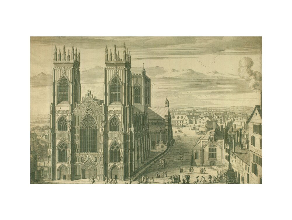 Francis Place, The West-End of the Cathedrall-Church of St. Peter in York, 1665-1728
