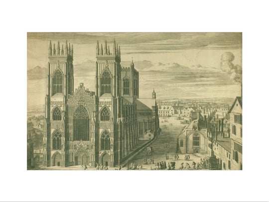 Francis Place, The West-End of the Cathedrall-Church of St. Peter in York, 1665-1728