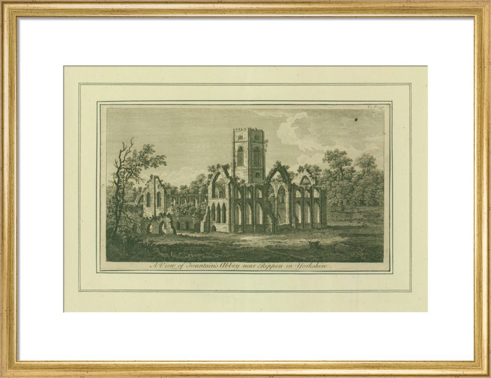 Unknown artist, Fountains Abbey, n.d.