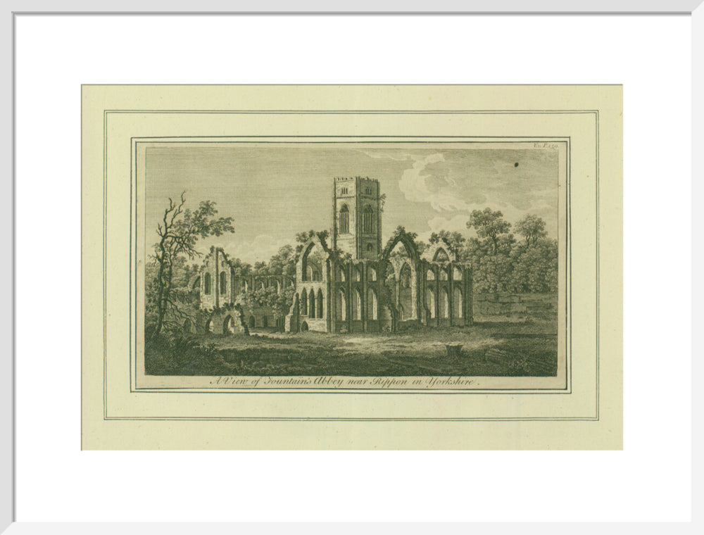 Unknown artist, Fountains Abbey, n.d.