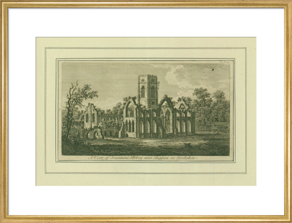 Unknown artist, Fountains Abbey, n.d.