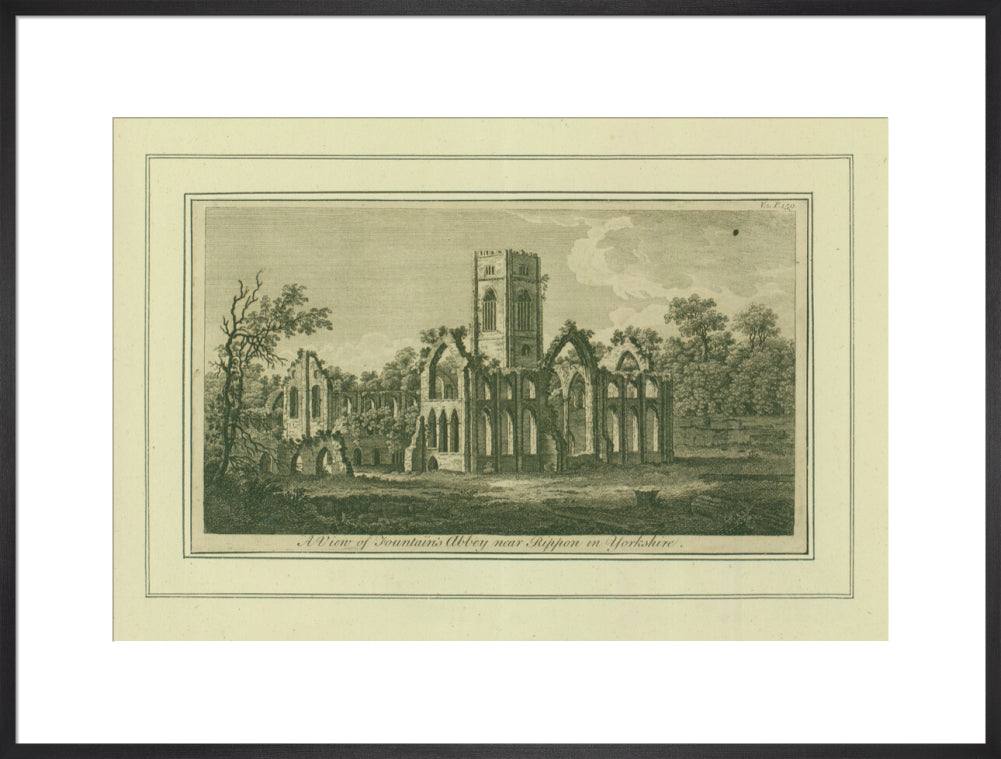 Unknown artist, Fountains Abbey, n.d.