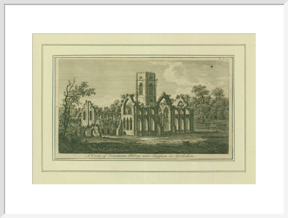 Unknown artist, Fountains Abbey, n.d.