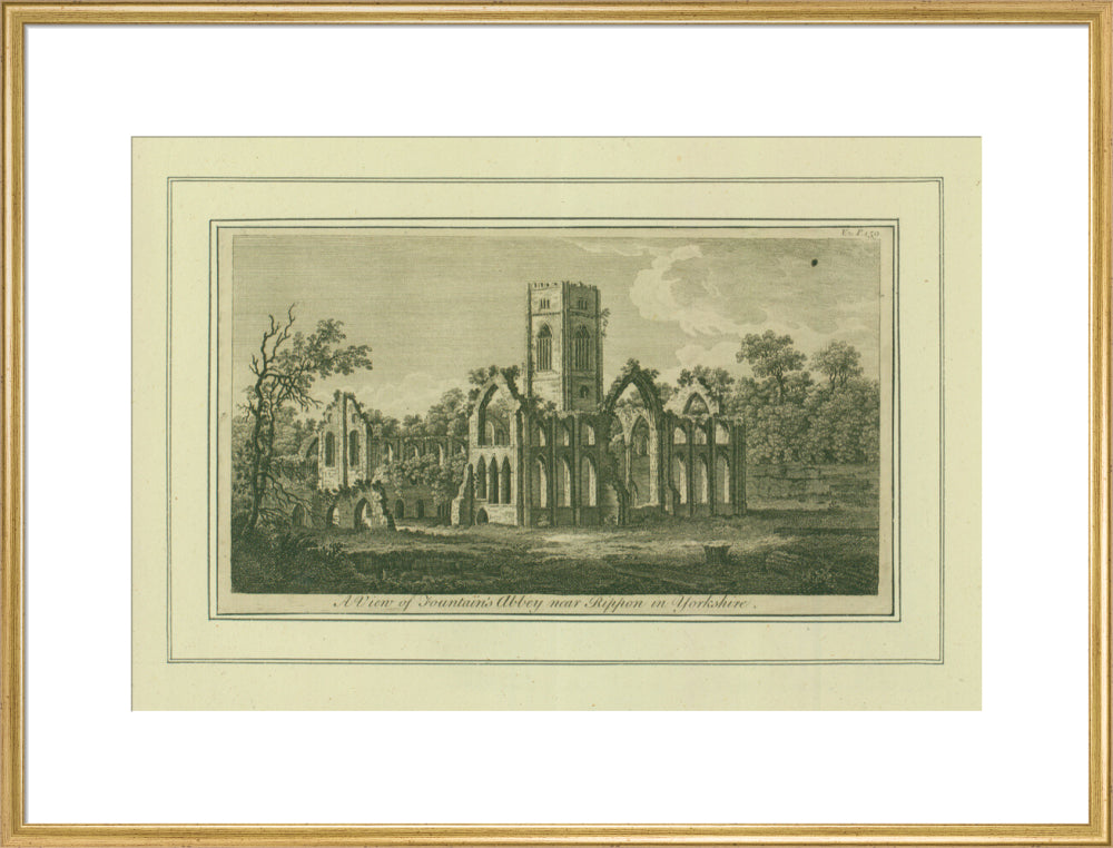 Unknown artist, Fountains Abbey, n.d.