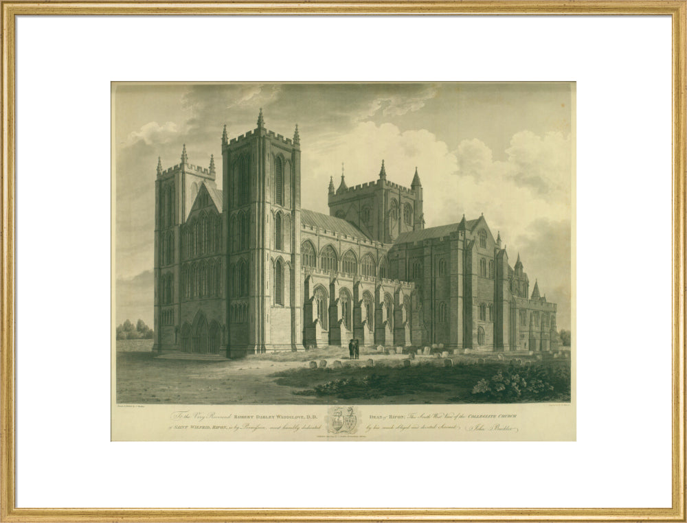 John Buckler, Ripon Abbey, 1809