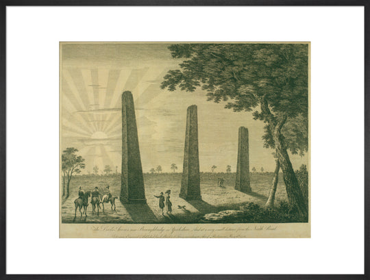 Samuel Buck, The Devil's Arrows, Boroughbridge, 1778