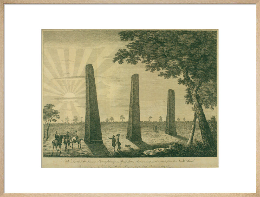 Samuel Buck, The Devil's Arrows, Boroughbridge, 1778